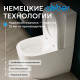 Унитаз компакт ABBER Bequem AC1110T белый, безободковый, смыв торнадо