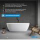 Ванна акриловая ABBER AB9265-1.7 белая