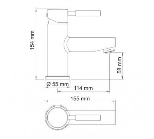 Смеситель для раковины WasserKRAFT Main 4103