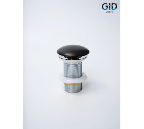 Клапан донный GID без перелива Blm100 74402K черный матовый 7x7x10