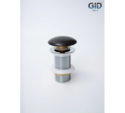 Клапан донный GID без перелива Blm100 74402K черный матовый 7x7x10