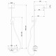 Стойка для душа ABBER Thermostat AF8516SPL с термостатом и изливом, сатин