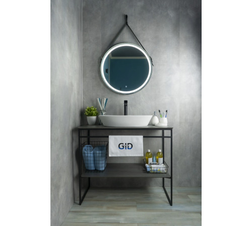 Раковина накладная Gid N9397 51141 белая 61x37x12