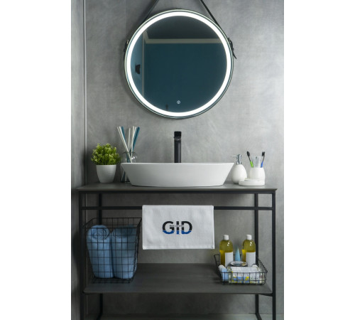 Раковина накладная Gid N9397 51141 белая 61x37x12