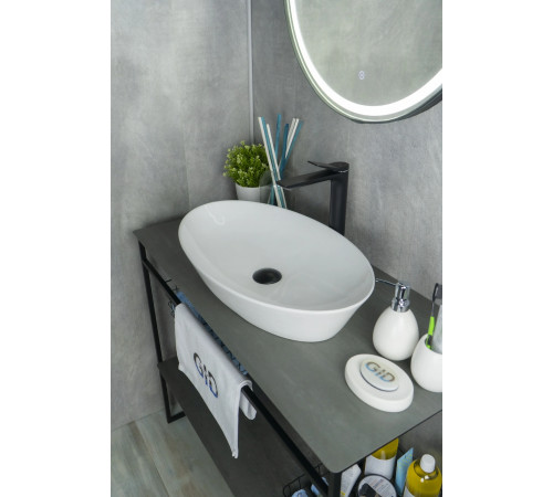 Раковина накладная Gid N9397 51141 белая 61x37x12