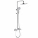 Стойка для душа ABBER Emotion AF8816L с изливом, хром