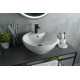 Раковина накладная Gid N9001 51101 белая 45x45x17