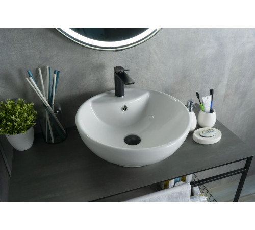 Раковина накладная Gid N9001 51101 белая 45x45x17