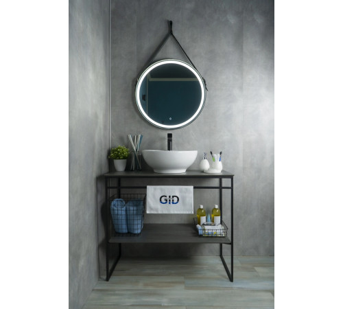 Раковина накладная Gid N9001 51101 белая 45x45x17