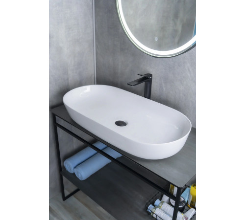 Раковина накладная Gid N9348 51200 белая 81x41x14