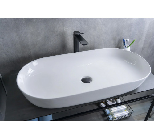Раковина накладная Gid N9348 51200 белая 81x41x14