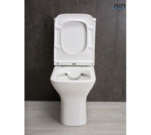 Напольный унитаз Gid Tn2125 62245Y белый 64.5x37x83