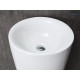 Раковина напольная Gid Nb130w 81118 белая 41x41x85