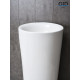 Раковина напольная Gid Nb130w 81118 белая 41x41x85