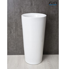 Раковина напольная Gid Nb130w 81118 белая 41x41x85