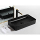 Раковина накладная Gid Bm9396 53344 черная матовая 60x34x11