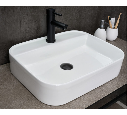 Раковина накладная Gid N9550 51229 белая 50x40x11