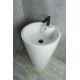 Раковина напольная Gid Nb136 81105 белая 50x53x80