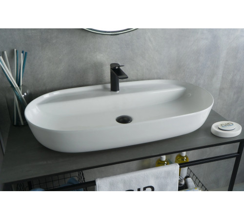 Раковина накладная Gid N9347 51190 белая 81x41x14
