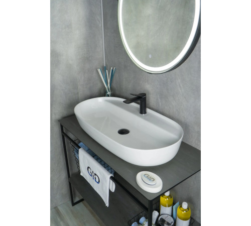 Раковина накладная Gid N9347 51190 белая 81x41x14