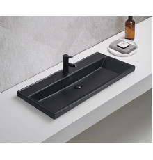 Раковина встраиваемая Gid Bm5510s 72204 черная матовая 101x46.5x15