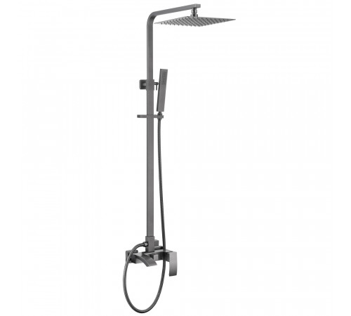Стойка для душа ABBER Wasserfall AF8616NGL с изливом, никель