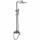Стойка для душа ABBER Wasserfall AF8616NGL с изливом, никель
