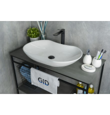 Раковина накладная Gid N9175 51128 белая 66.5x41x12