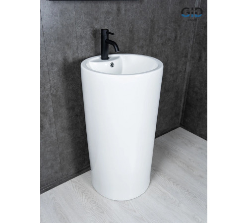 Раковина напольная Gid Nb135 81102 белая 46x46x86