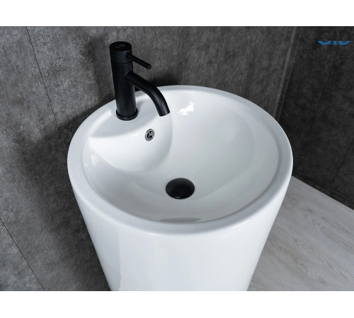 Раковина напольная Gid Nb135 81102 белая 46x46x86