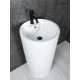 Раковина напольная Gid Nb135 81102 белая 46x46x86