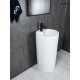 Раковина напольная Gid Nb135 81102 белая 46x46x86