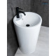 Раковина напольная Gid Nb135 81102 белая 46x46x86