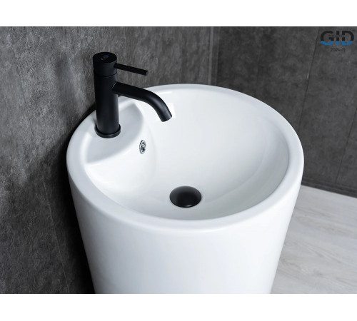 Раковина напольная Gid Nb135 81102 белая 46x46x86