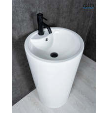 Раковина напольная Gid Nb135 81102 белая 46x46x86