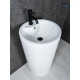 Раковина напольная Gid Nb135 81102 белая 46x46x86
