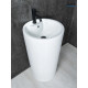 Раковина напольная Gid Nb135 81102 белая 46x46x86