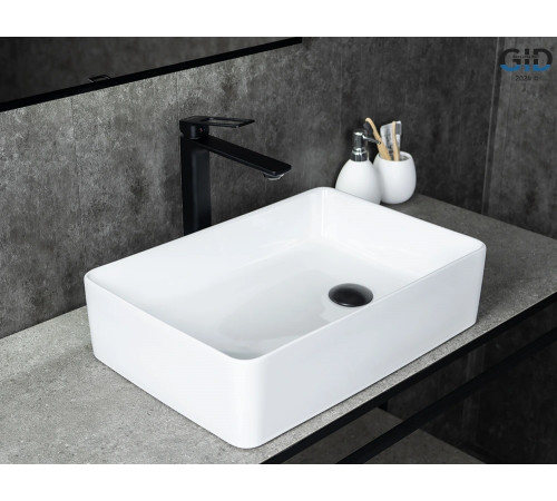 Раковина накладная Gid N1205 51240 белая 50.5x34.5x12.5