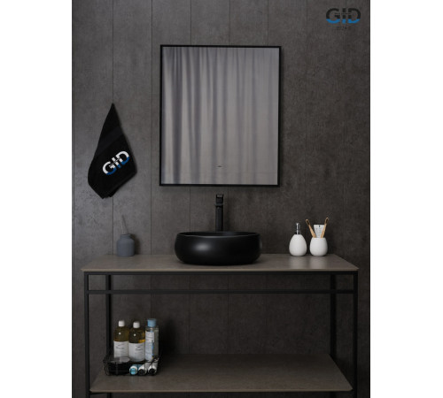 Раковина накладная Gid Bm9030ds 53384 черная матовая 40x30x13.5