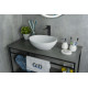 Раковина накладная Gid N900 51164 белый матовый 41x34x15