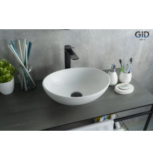 Раковина накладная Gid N900 51164 белый матовый 41x34x15