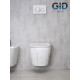 Подвесной унитаз GID Ws2198 (СС) 62228Y под камень глянцевый 49x36x35.5