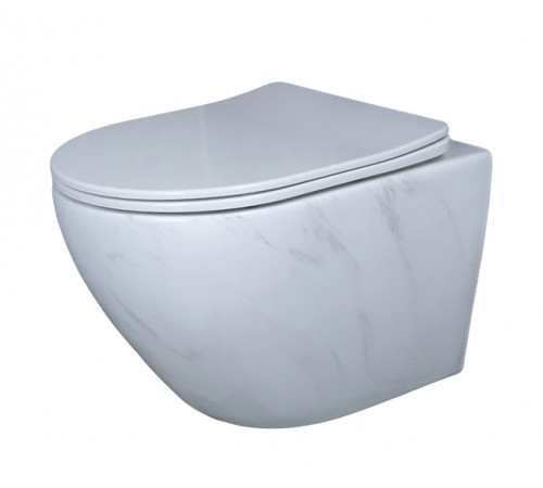 Подвесной унитаз GID Ws2198 (СС) 62228Y под камень глянцевый 49x36x35.5