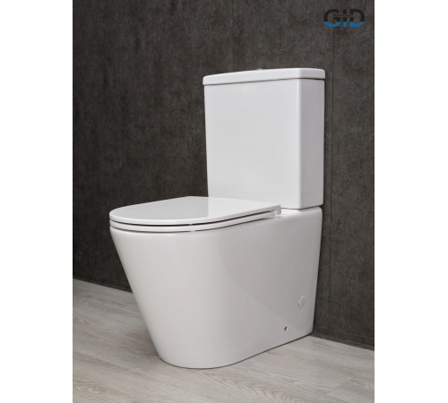 Напольный унитаз Gid Tn2189 62247Y белый 64x37x82
