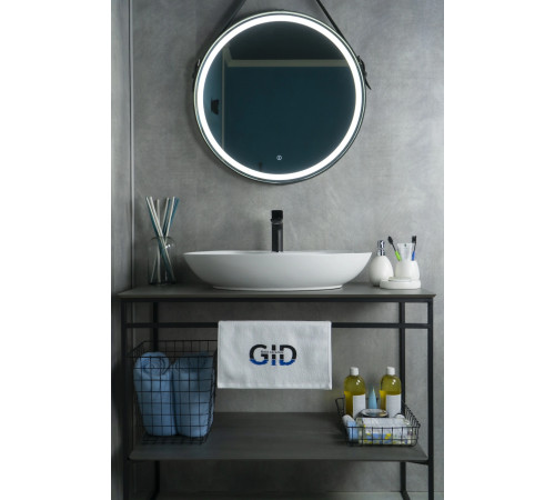 Раковина накладная Gid N9438 51151 белая 65x43x12