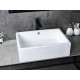 Раковина накладная Gid N9129 51125 белая 51x38x15