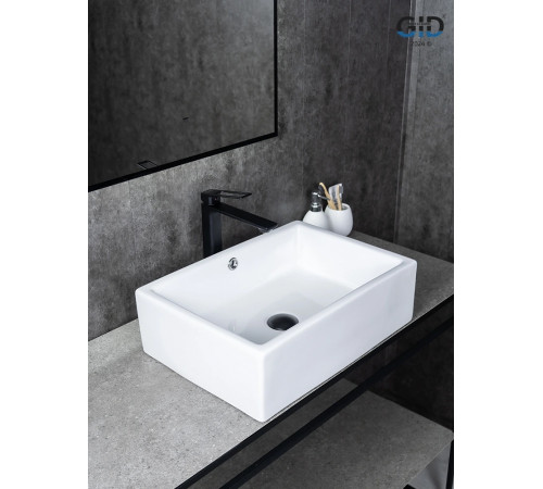 Раковина накладная Gid N9129 51125 белая 51x38x15