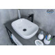Раковина накладная Gid D1333 51183 белая 46x32.5x13.5