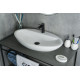 Раковина накладная Gid N9435 51149 белая 73x41.5x13.5