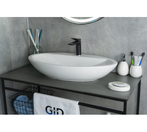 Раковина накладная Gid N9435 51149 белая 73x41.5x13.5